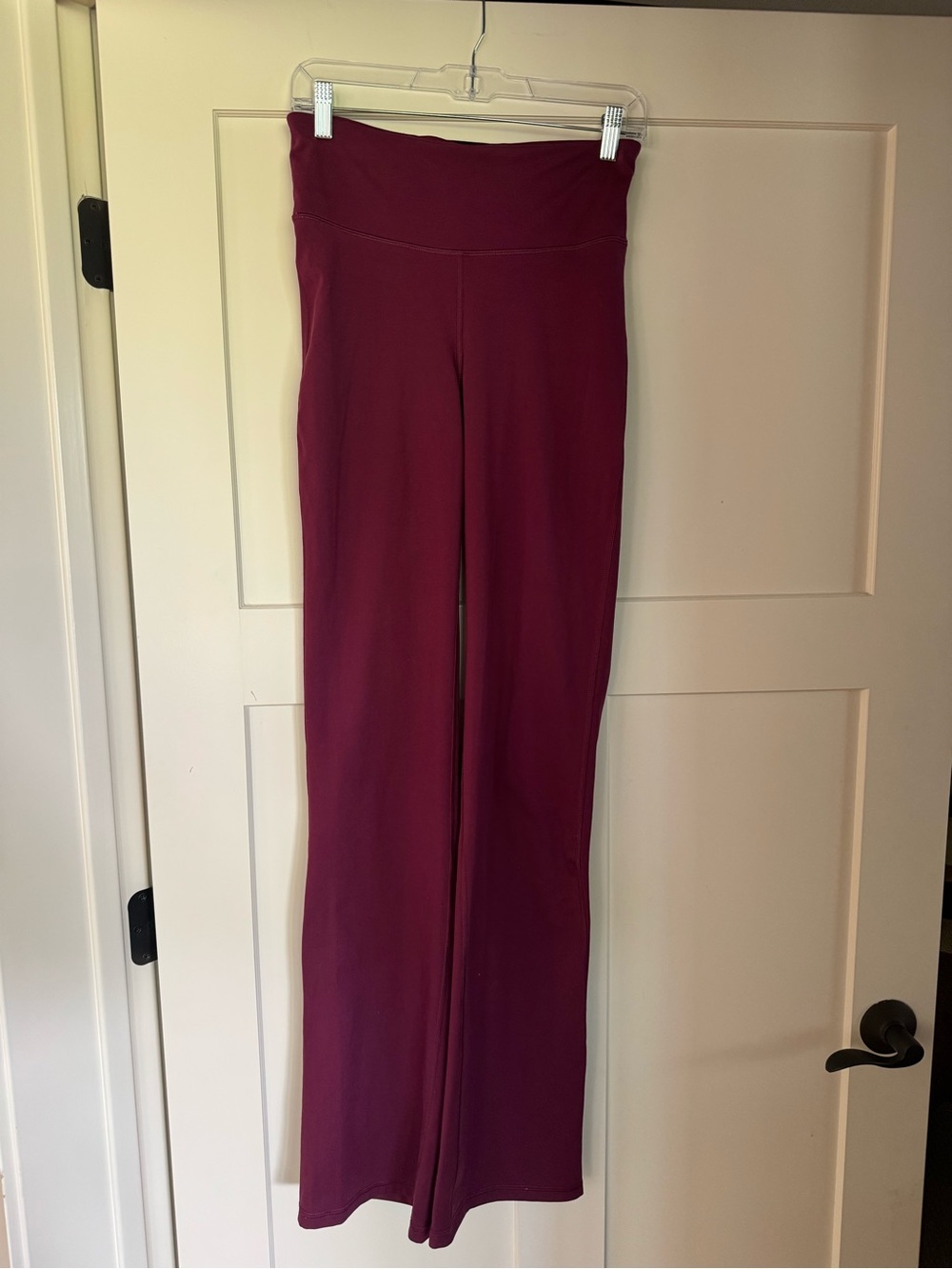 Gap Burgundy Flare Leggings